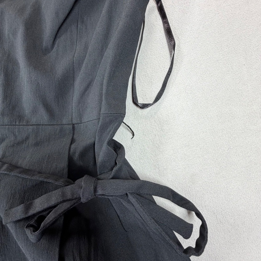 Express Strapless‎ Mini Dress Womens Small Black Red Tie Waist Party NWT - Picture 8 of 11